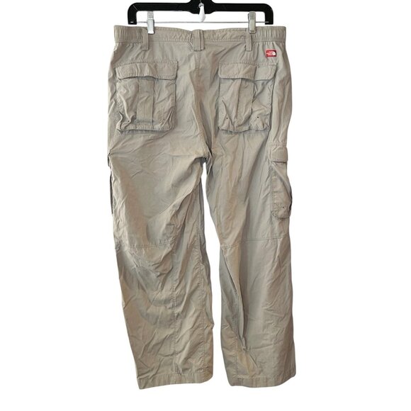 The North Face Pants Mens 34 SHORT 26"‎ Inseam Cargo Pants Nylon Hiking Utility - Picture 2 of 7
